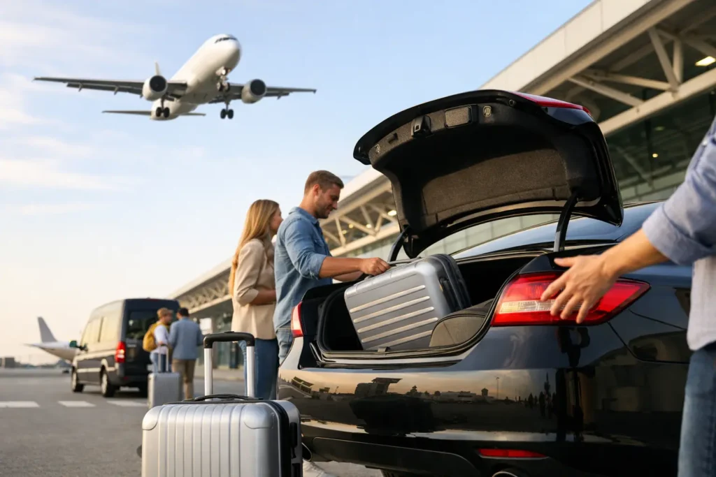 Transport aéroport sans supplément, prix garanti